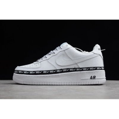 Nike Air Force 1 '07 Low Se Premium Beyaz / Siyah Kaykay Ayakkabı Türkiye - UZQ8I51J